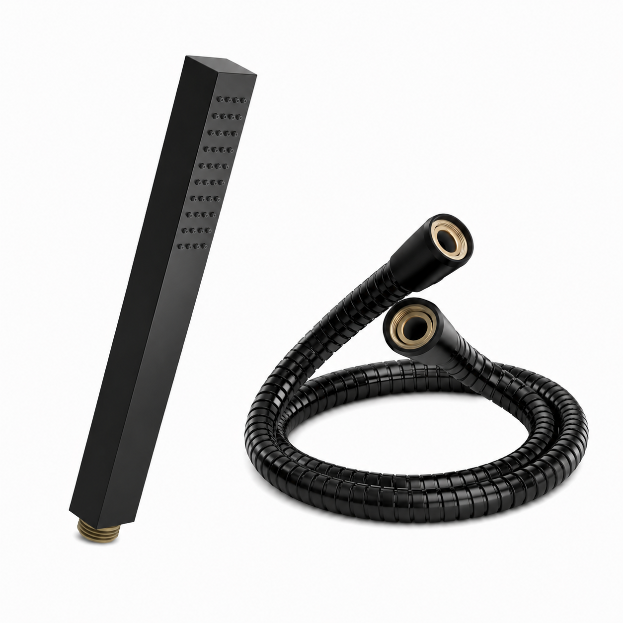 Premium Black ABS Hand Shower Set for Modern Bathroom - HS01014