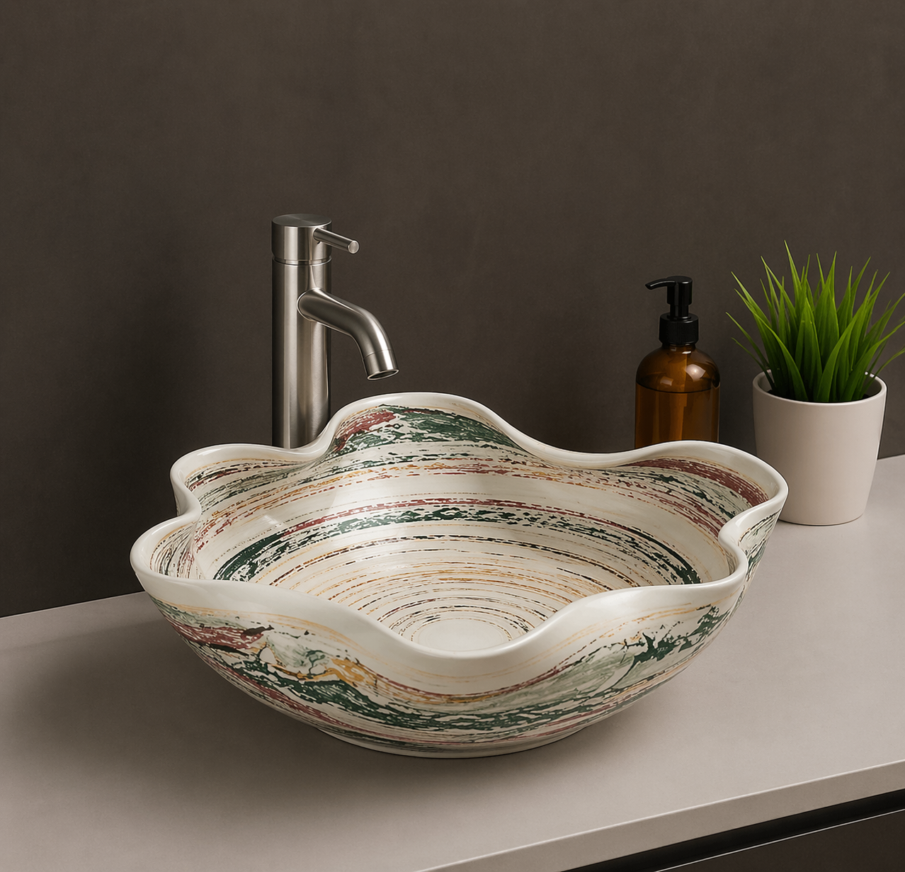 Ceramic Table Top Wash Basin JCB203 42x43x15.5