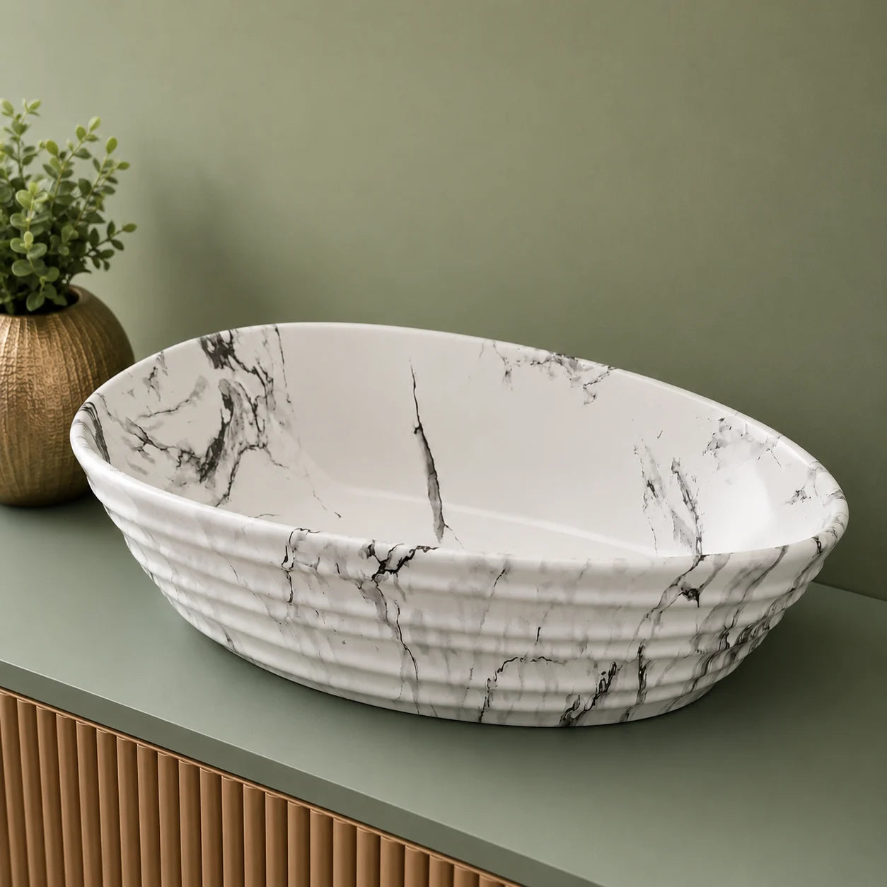 Designer Table Top Ceramic Wash Basin - JCB219