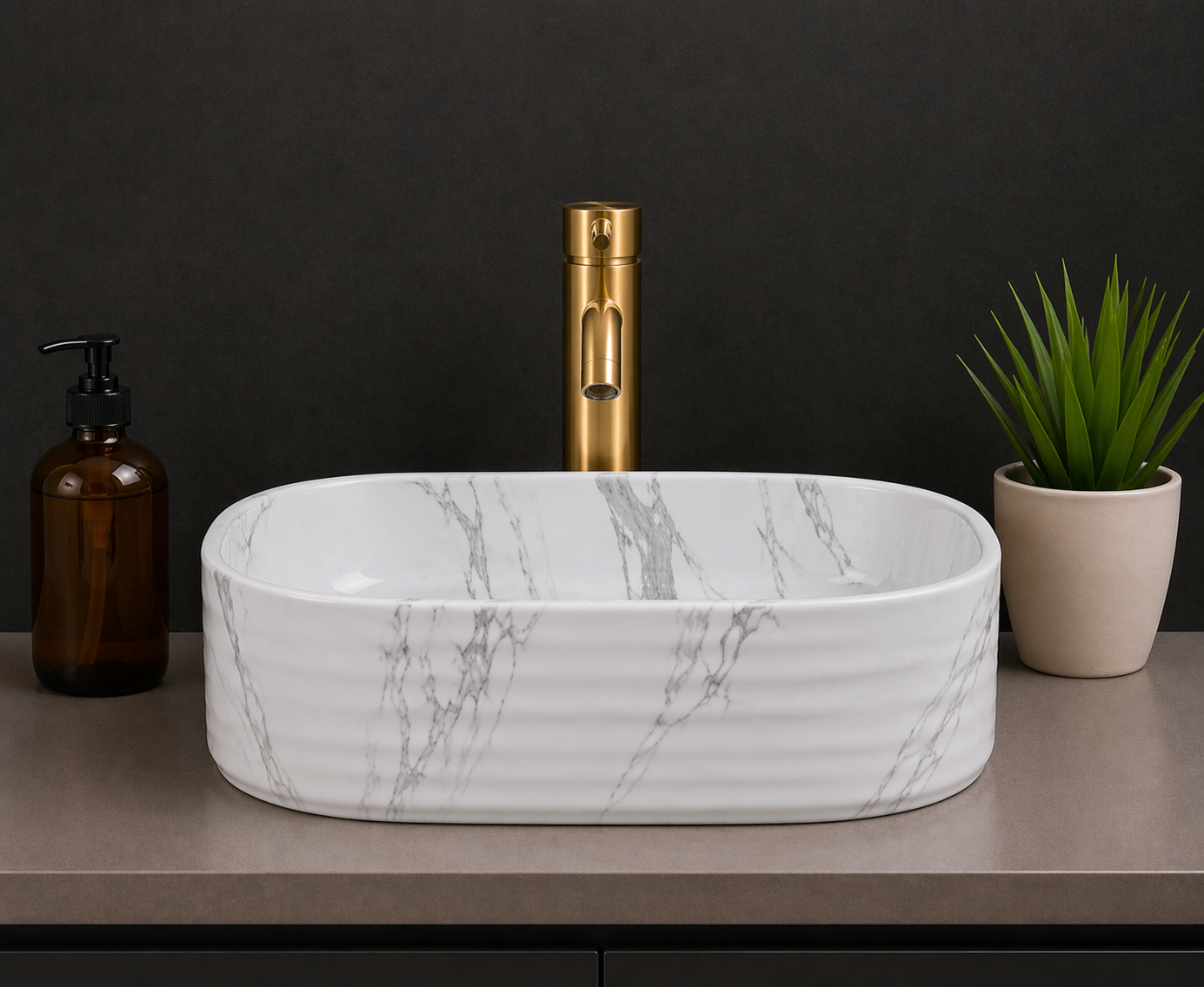 Ceramic Table Top Wash Basin JCB222 50x30x15