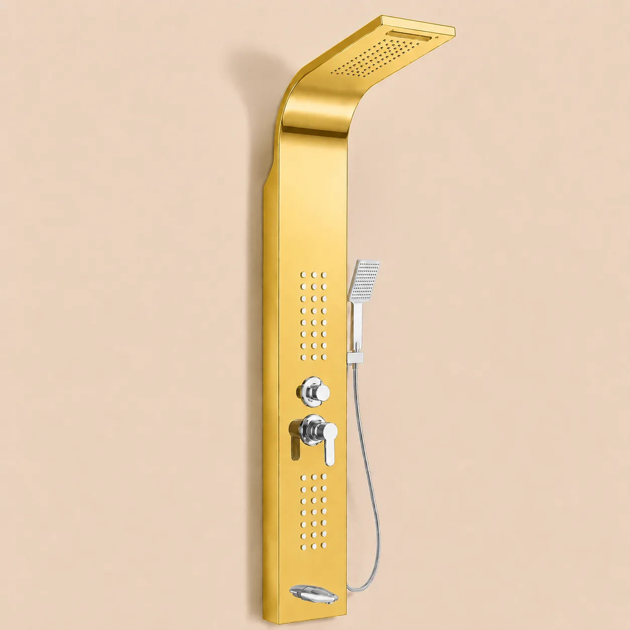 5-in-1 Shower Panel Tower System with Rainfall & Body Jets - JSP01002