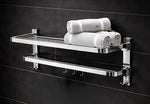 Folding Towel Rack with Adjustable Hooks – SS 304