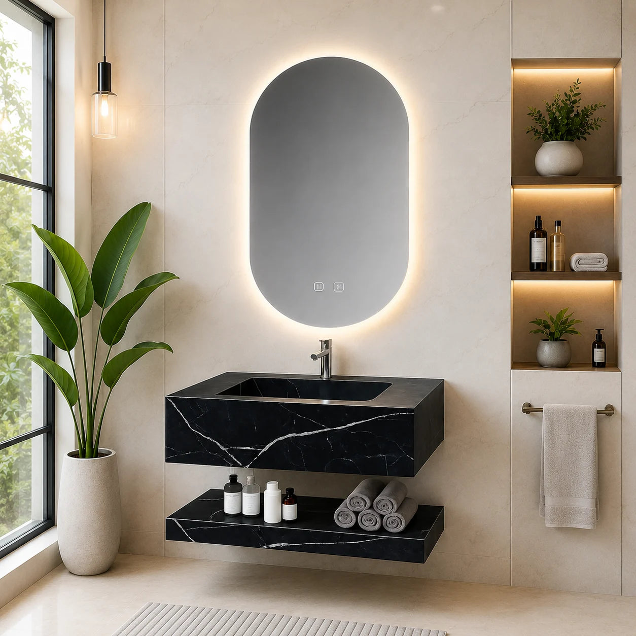VANITY CABINETS JBV01047B (With Tap Hole)