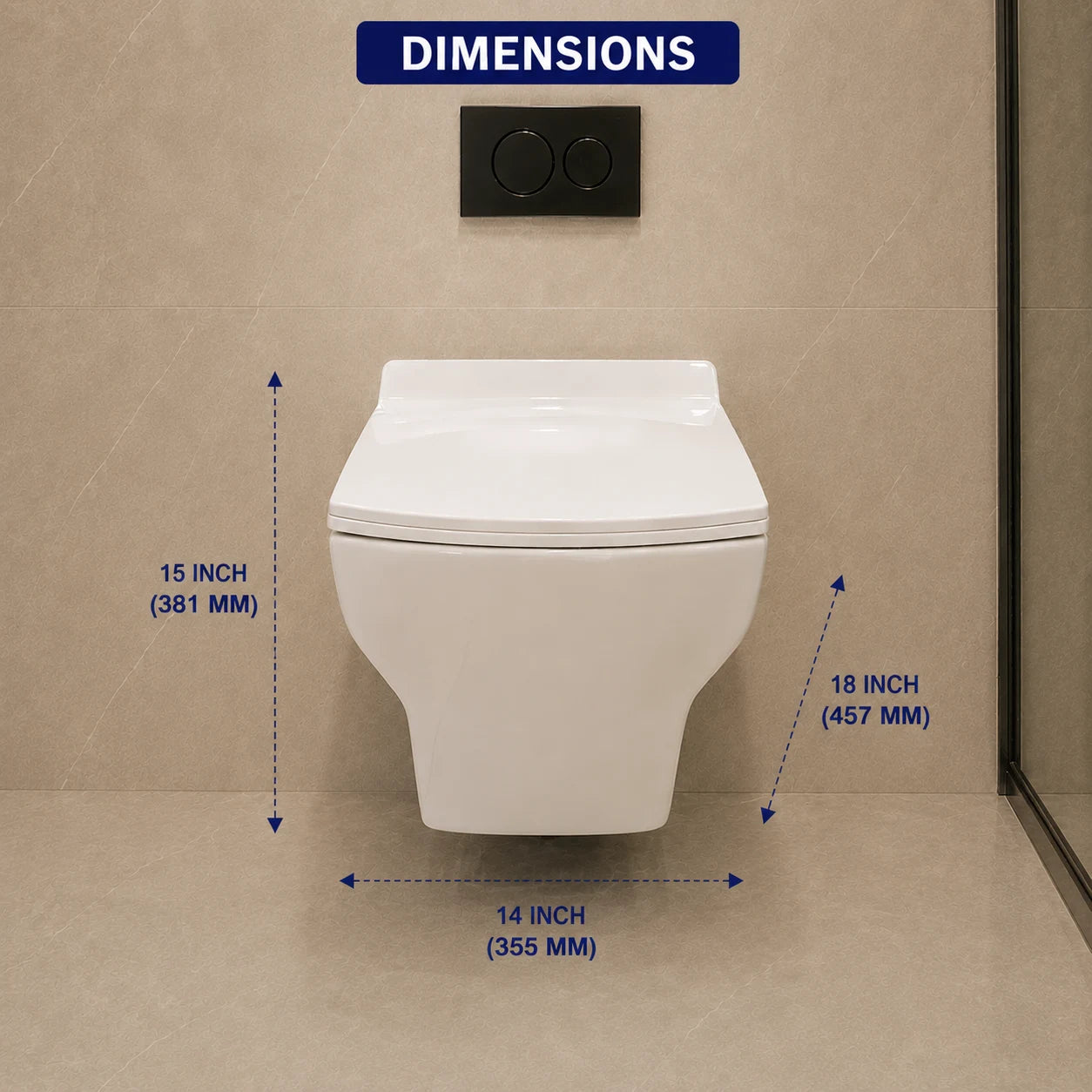 Wall Mounted WC with Inbuilt Jet - SCOP PRO