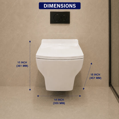 Wall Mounted WC with Inbuilt Jet - SCOP PRO