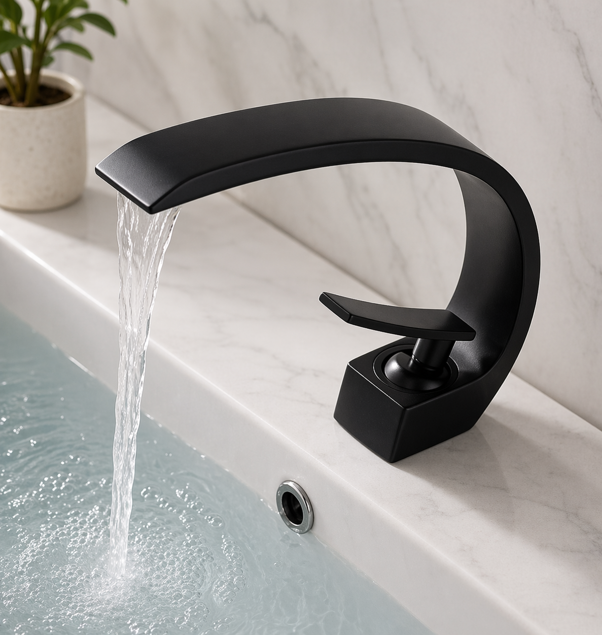 Single Lever Basin Mixture Black JIF307