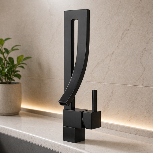 Single Lever Basin Mixture Black JIF310