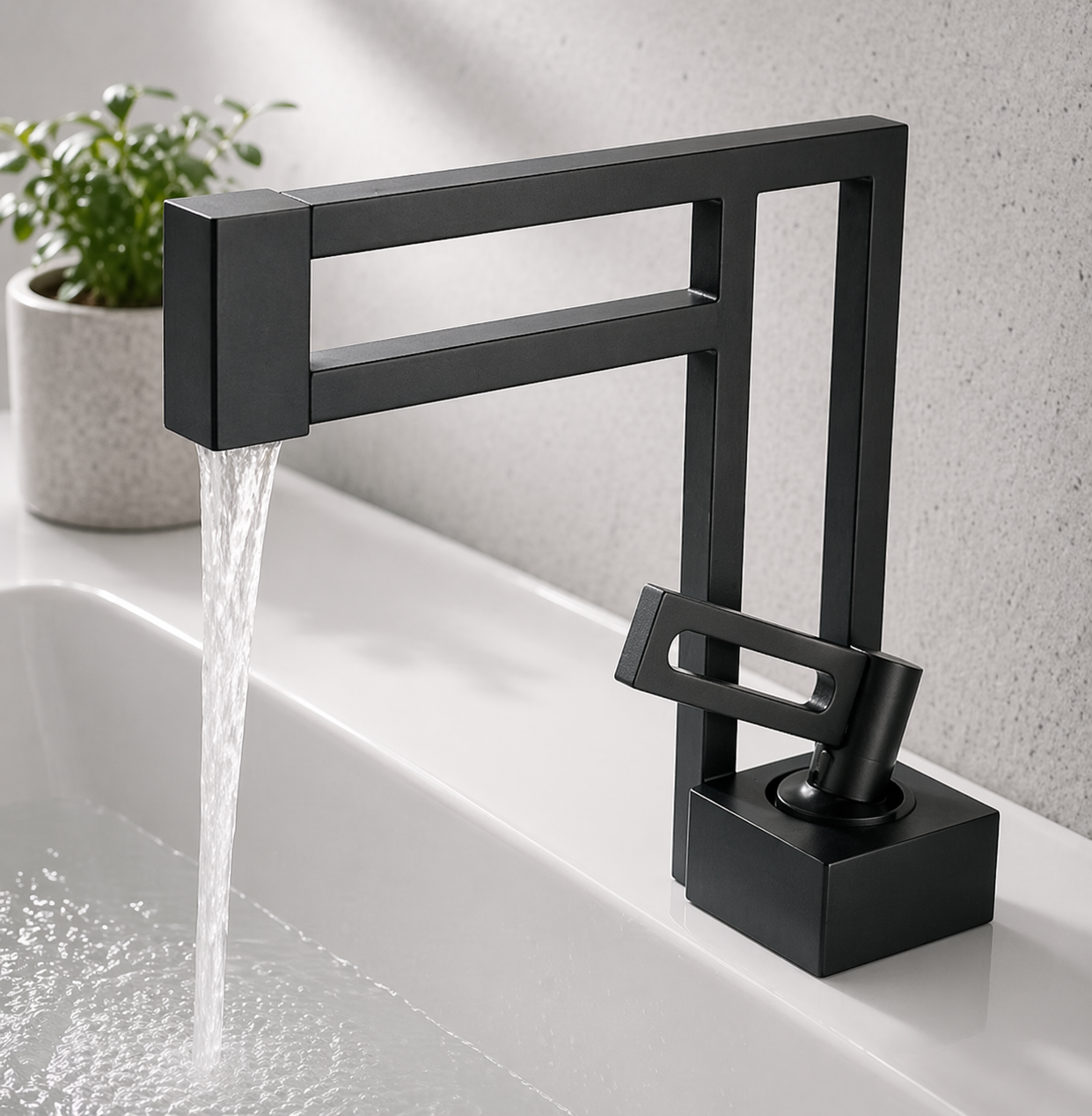 Single Lever Basin Mixture Black JIF313