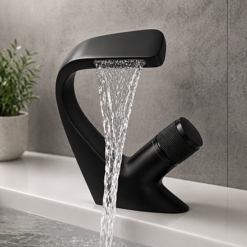 Single Lever Basin Mixture Black JIF314