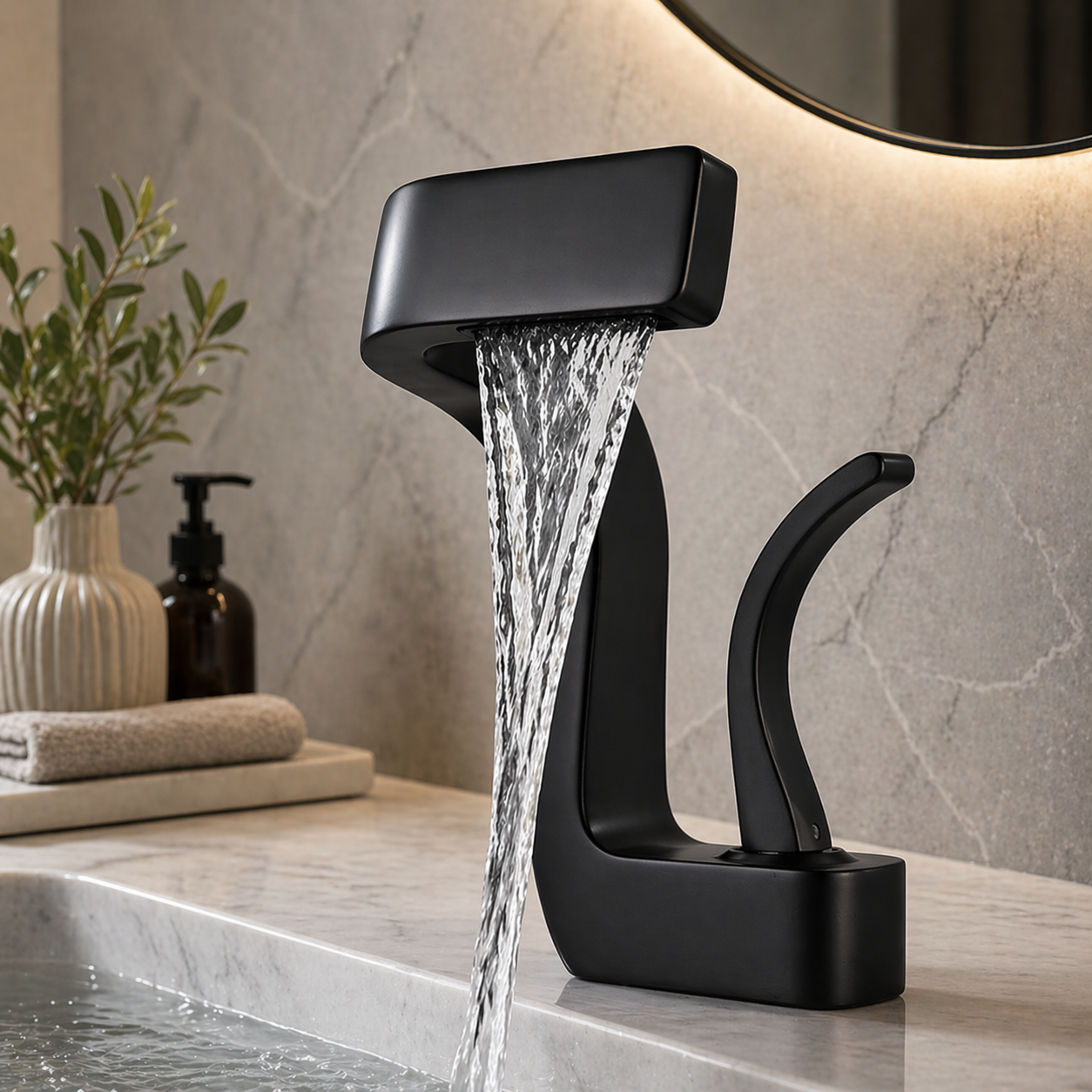 Single Lever Basin Mixture Black JIF315