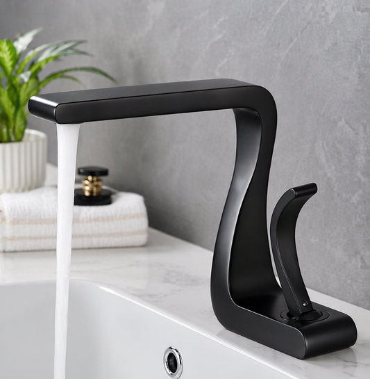 Single Lever Basin Mixture Black JIF325
