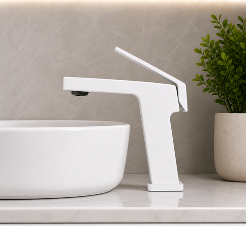 Single Lever Basin Mixture White JIF328