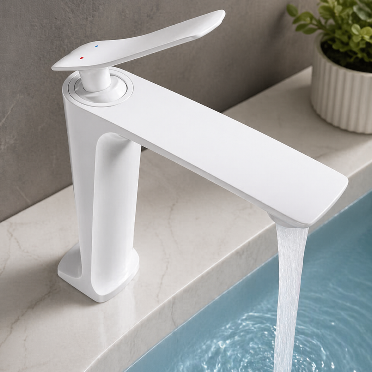 Single Lever Basin Mixture White JIF330