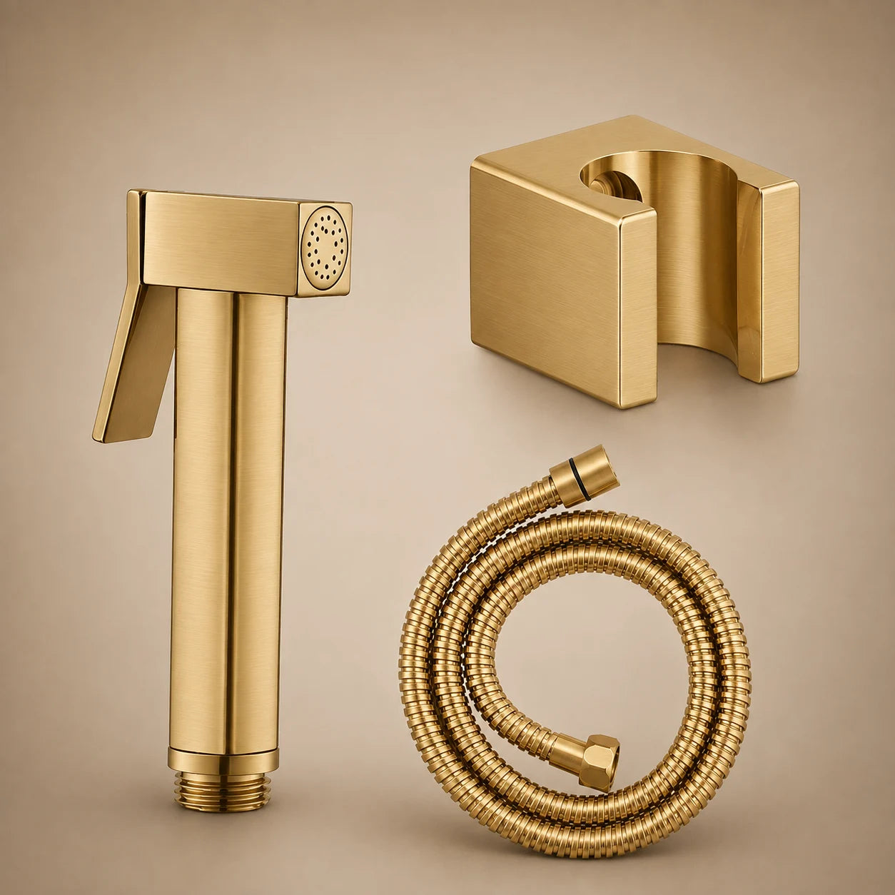 Brass Health Faucet Set Brushed Gold - HF01010