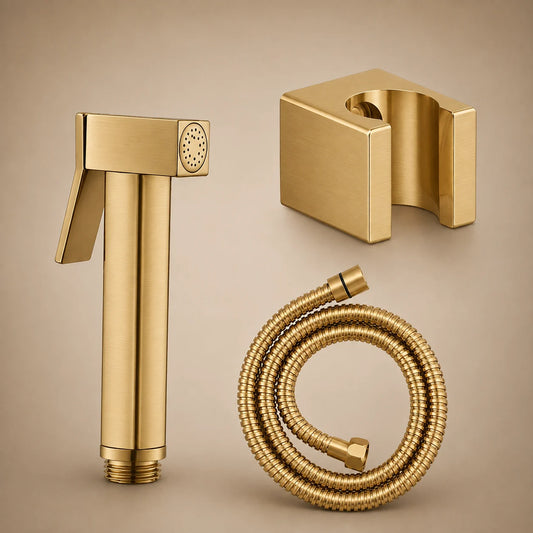 Brass Health Faucet Set Brushed Gold - HF01010
