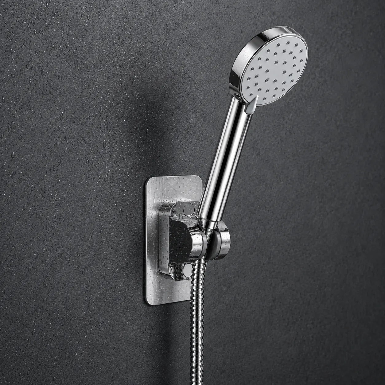 Self Adhesive Health Faucet & Hand Shower Holder Stand - SST01005