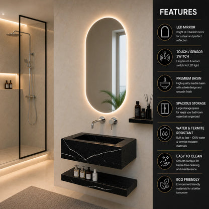VANITY CABINETS JBV01047A (Without Tap Hole)