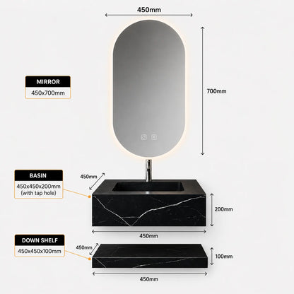 VANITY CABINETS JBV01047B (With Tap Hole)