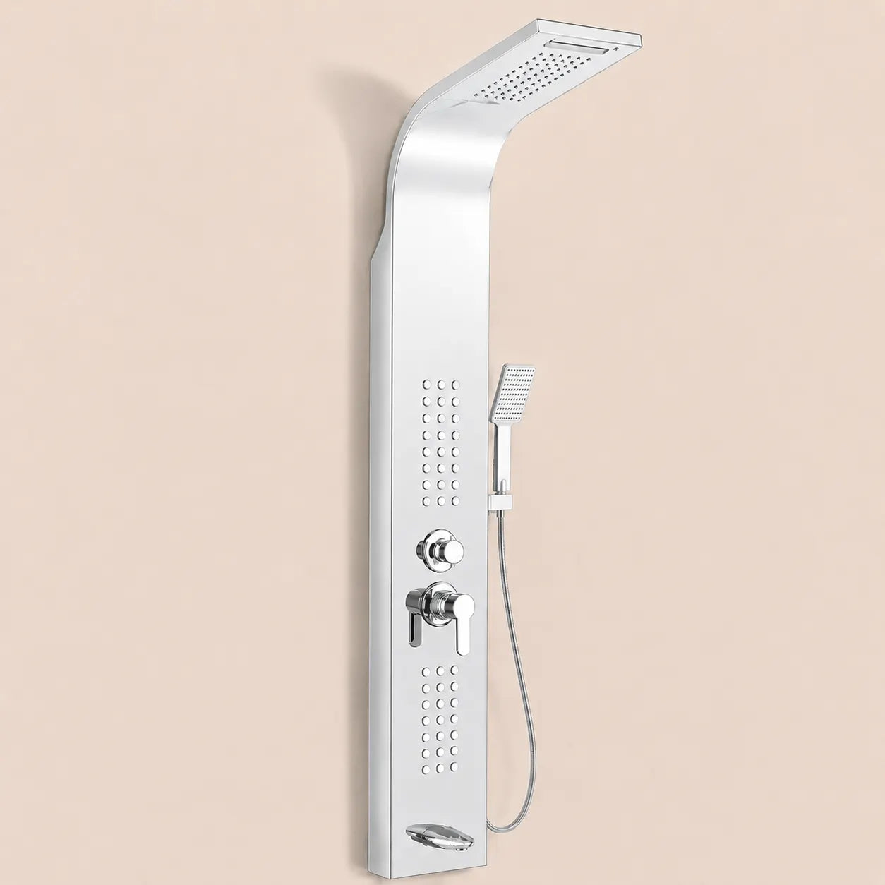 5-in-1 Shower Panel Tower System with Rainfall & Body Jets - JSP01002
