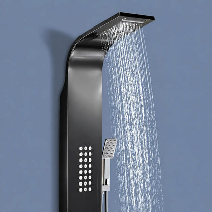5-in-1 Shower Panel Tower System with Rainfall & Body Jets - JSP01002