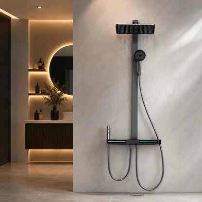 Premium Shower Set with Rain Shower, Bucket Filler & Hand Shower - JSS01052