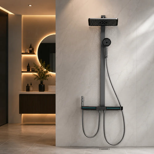 Premium Shower Set with Rain Shower, Bucket Filler & Hand Shower - JSS01052