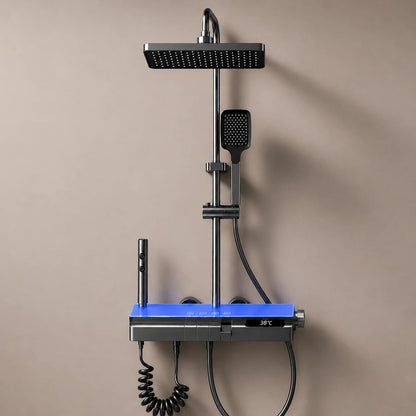 Premium Shower Set with Rain Shower, Hand Shower & Cleaning Jet - JSS01051