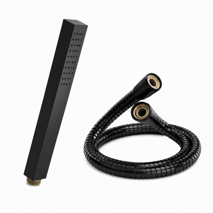 Premium Black ABS Hand Shower Set for Modern Bathroom - HS01014