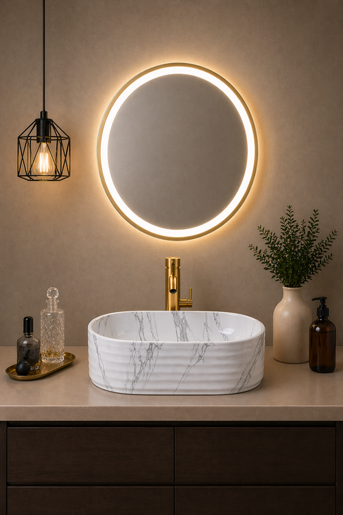 Ceramic Table Top Wash Basin JCB222 50x30x15