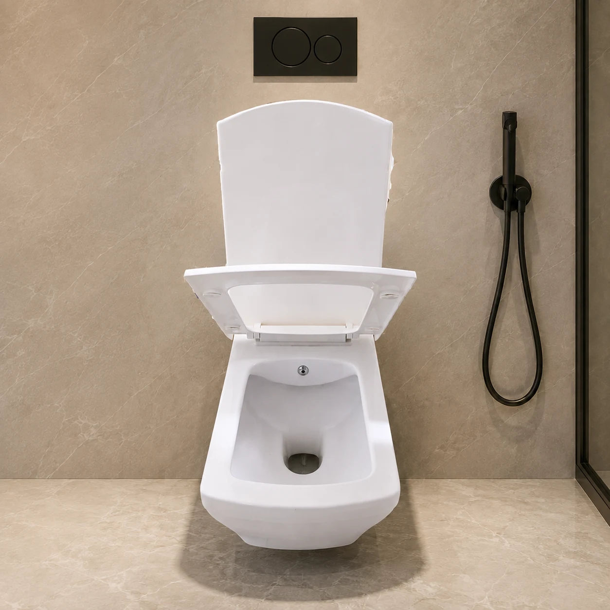 Wall Mounted WC with Inbuilt Jet - SCOP PRO