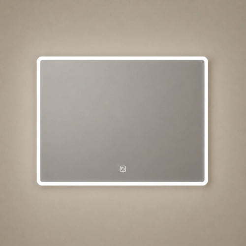 LED Rectangular Bathroom Mirror with Touch Sensor