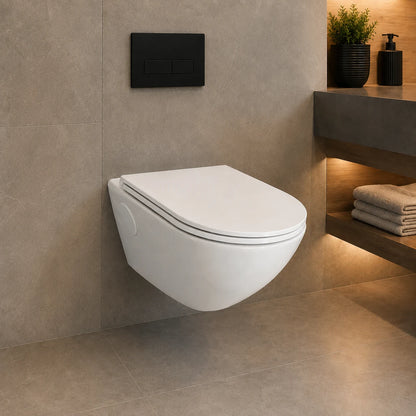 Wall Mounted WC with Inbuilt Cleaning Jet - FAST PRO