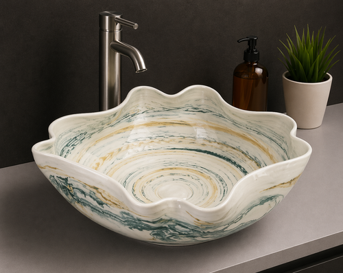 Ceramic Table Top Wash Basin JCB217 37x37x16