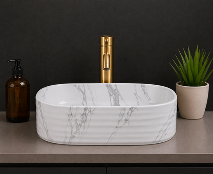 Ceramic Table Top Wash Basin JCB222 50x30x15