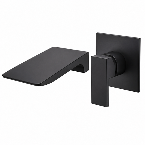 Wall mounted basin mixer tap, brass, available in four finishes, model JPDS1060 by Jabon Bagno