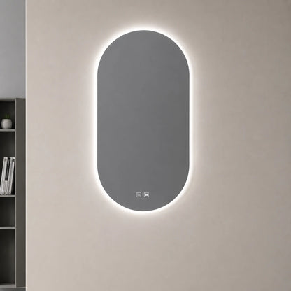 LED  Capsule Bathroom Mirror