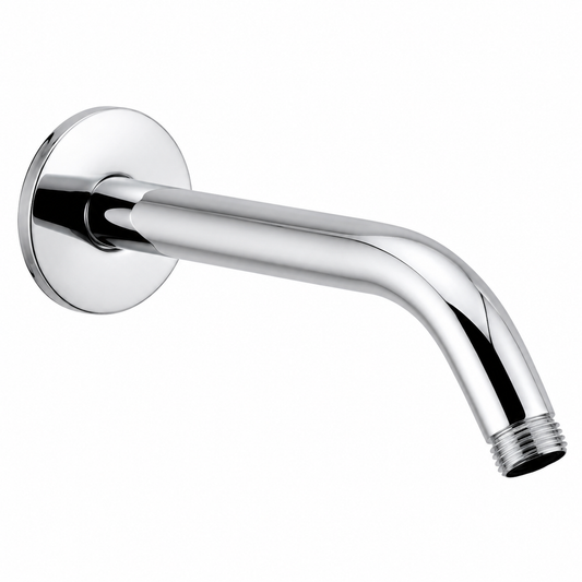 Round Stainless Steel Shower Arm with Chrome Finish - SAR01002