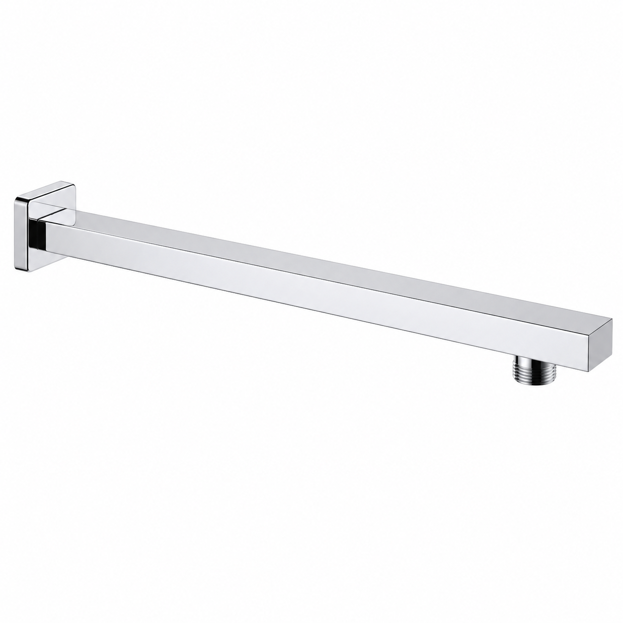 Rectangle Stainless Steel Shower Arm Chrome Finish - SAR01003