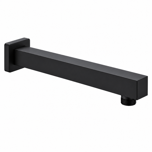 Black Stainless Steel Shower Arm - SAR01004