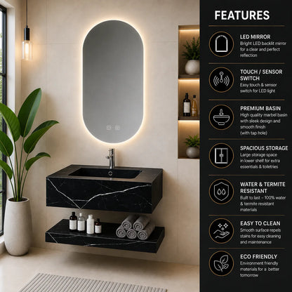 VANITY CABINETS JBV01047B (With Tap Hole)