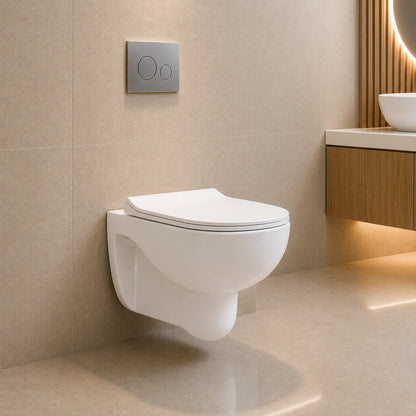 Wall Mounted WC with Inbuilt Jet - ROZY PRO