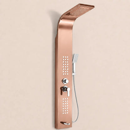 5-in-1 Shower Panel Tower System with Rainfall & Body Jets - JSP01002