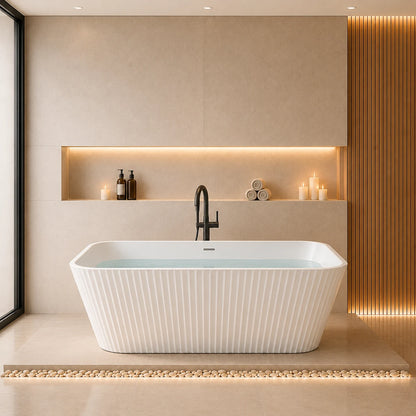 ERIS PRO Free Standing Bath Tub White - JBT01006P