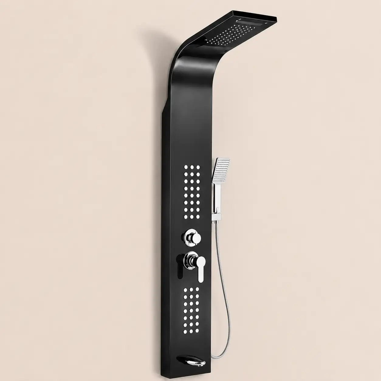 5-in-1 Shower Panel Tower System with Rainfall & Body Jets - JSP01002