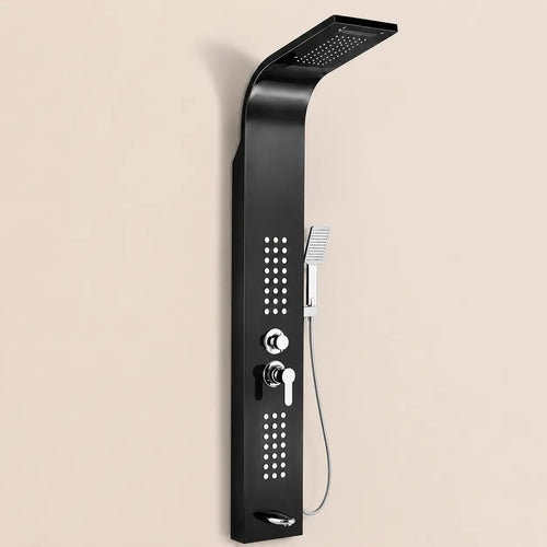 5-in-1 Shower Panel Tower System with Rainfall & Body Jets - JSP01002