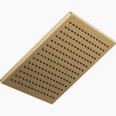 Gold Square Stainless Steel Overhead Rain Shower - OHS01011