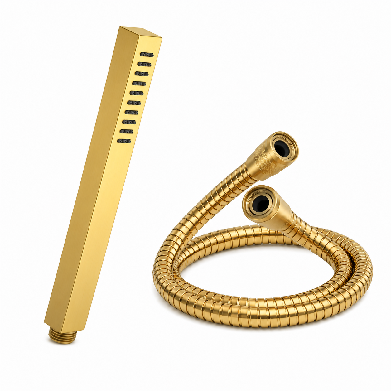 Premium Gold ABS Hand Shower Set for Modern Bathroom - HS01015