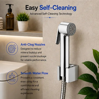 ABS Health Faucet Set Chrome Finish - HF01003