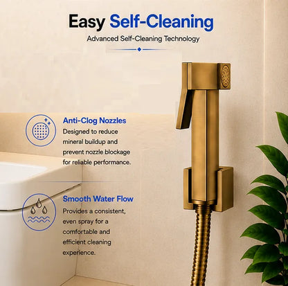Brass Health Faucet Set Antique Finish - HF01014