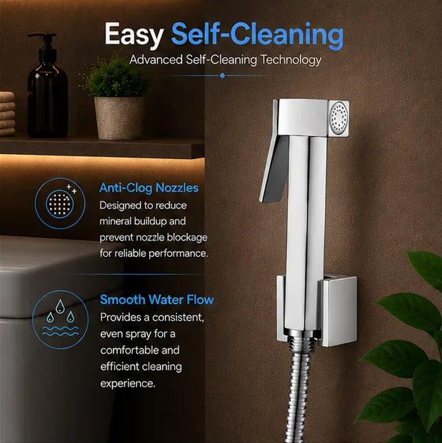 Brass Health Faucet Set Chrome Finish - HF01012